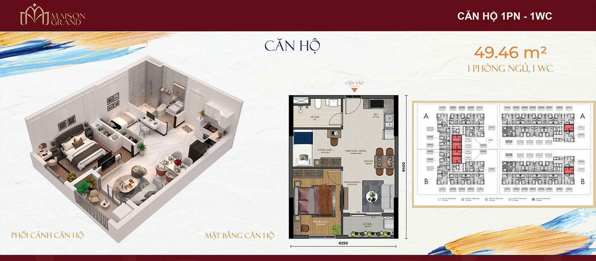 Maison Grand Phu My 1PN 1WC 49m2