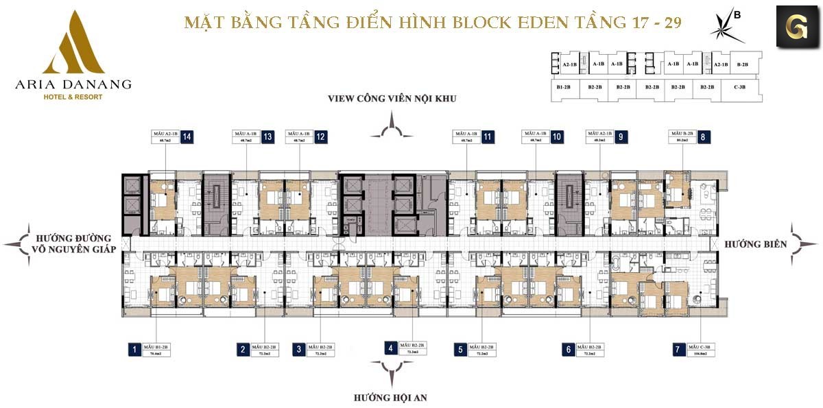 dự án căn hộ Aria Đà Nẵng Hotel Resort