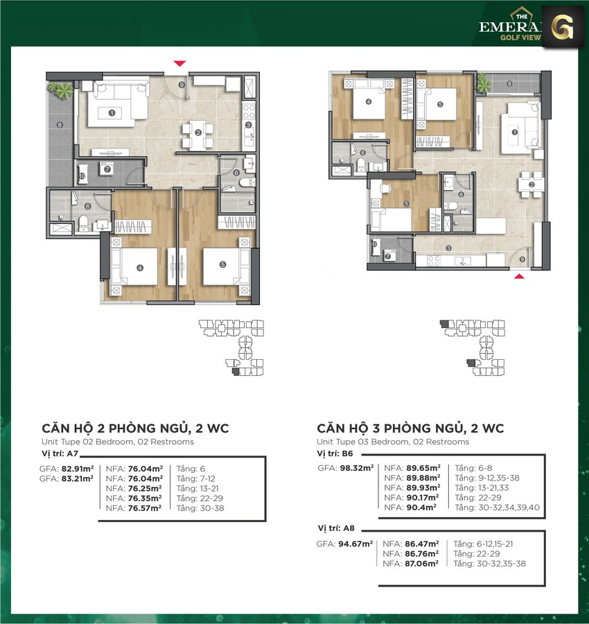 dự án căn hộ The Emerald Golf View Bình Dương