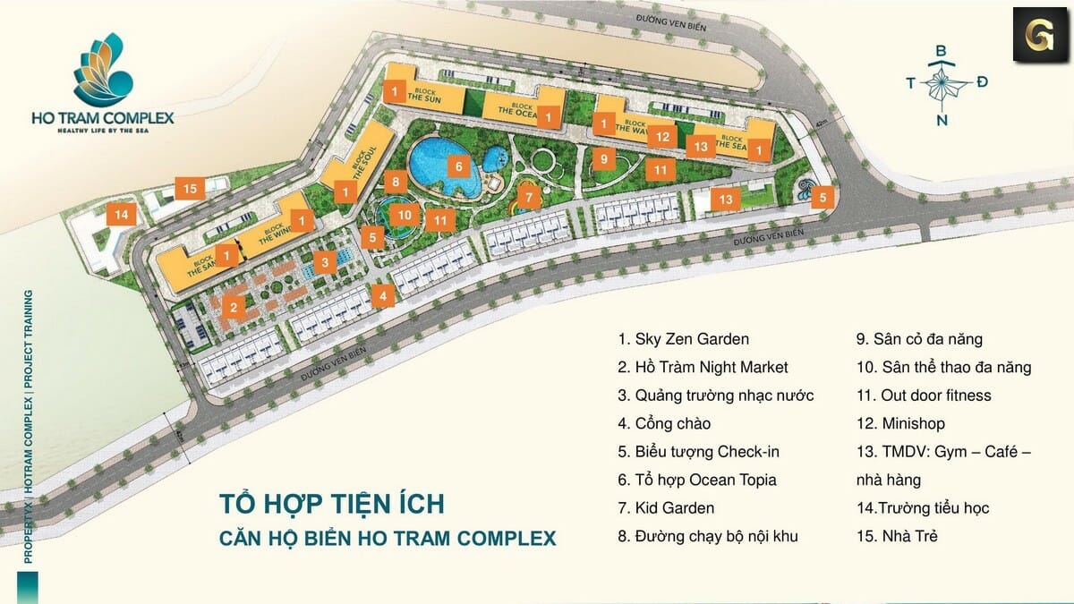 dự án căn hộ Hồ Tràm Complex
