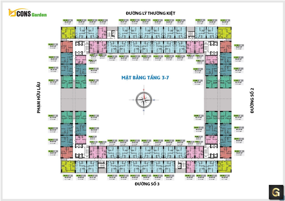 dự án căn hộ Bcons Garden Dĩ An Bình Dương