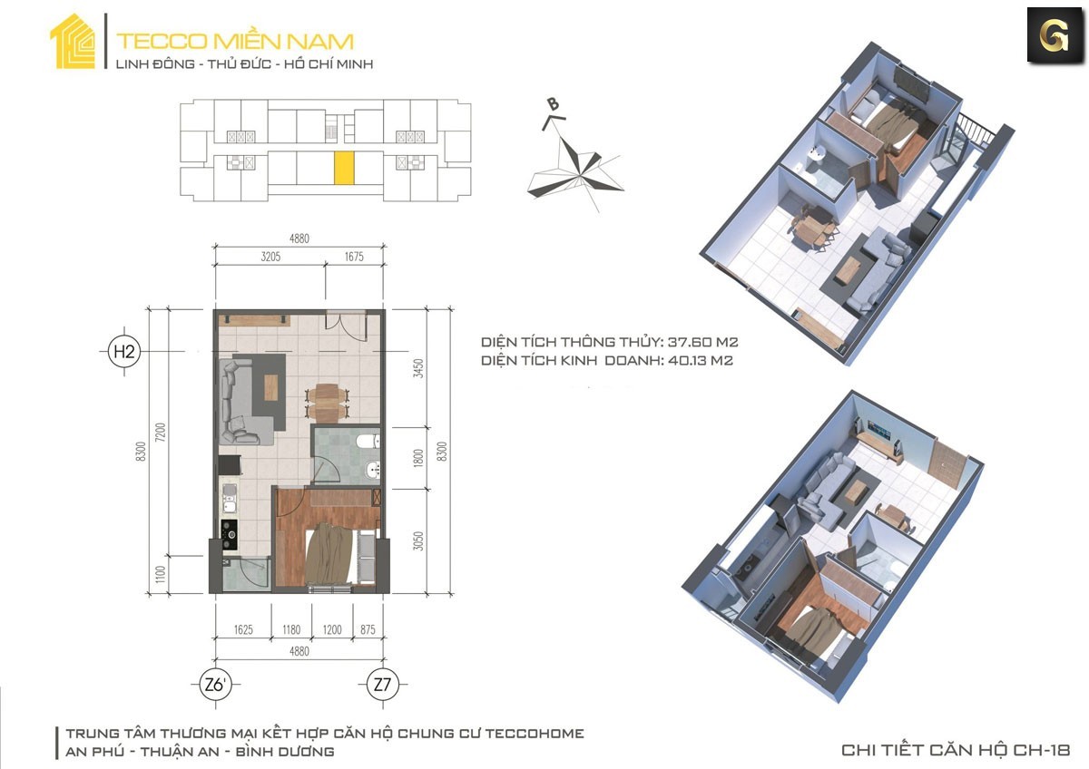 dự án căn hộ Tecco Home An Phú Bình Dương