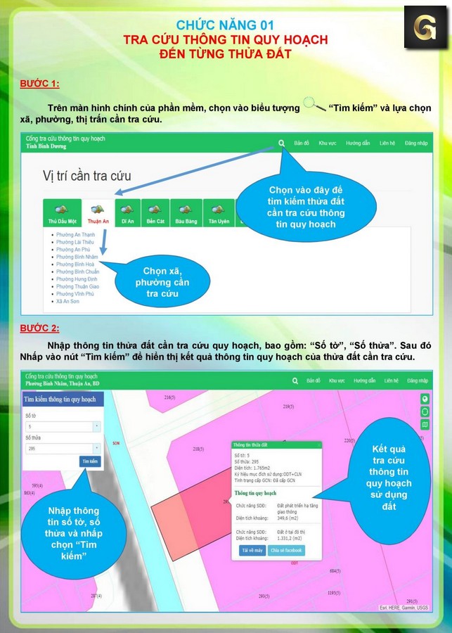 Hướng dẫn tra cứu thông tin quy hoạch Bình Dương năm 2020