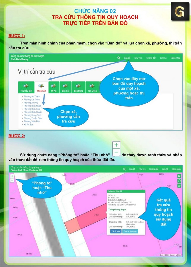 Hướng dẫn tra cứu thông tin quy hoạch Bình Dương năm 2020