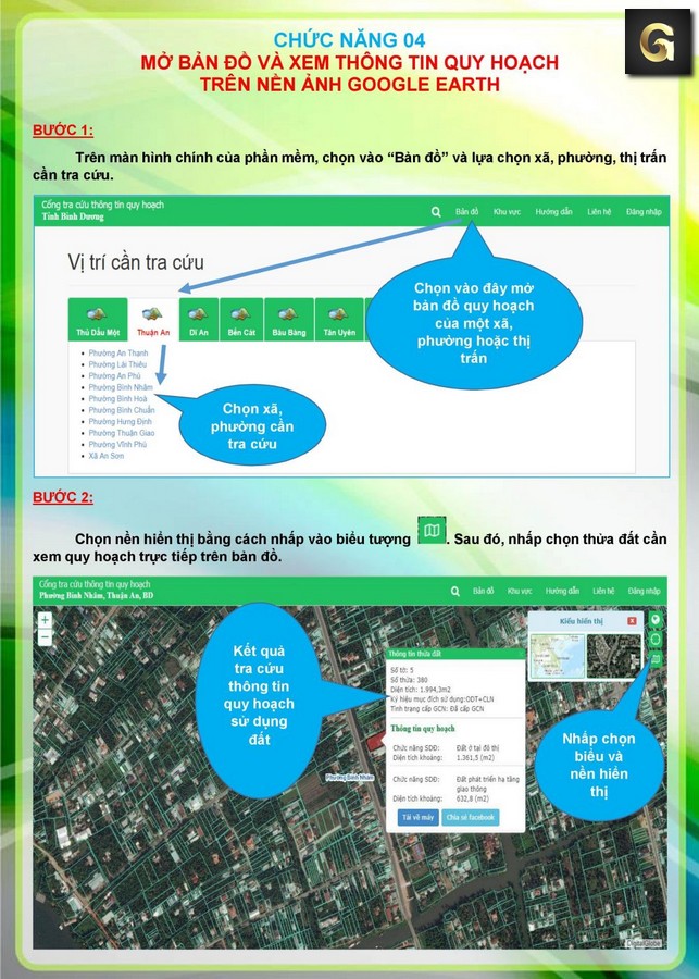 Hướng dẫn tra cứu thông tin quy hoạch Bình Dương năm 2020