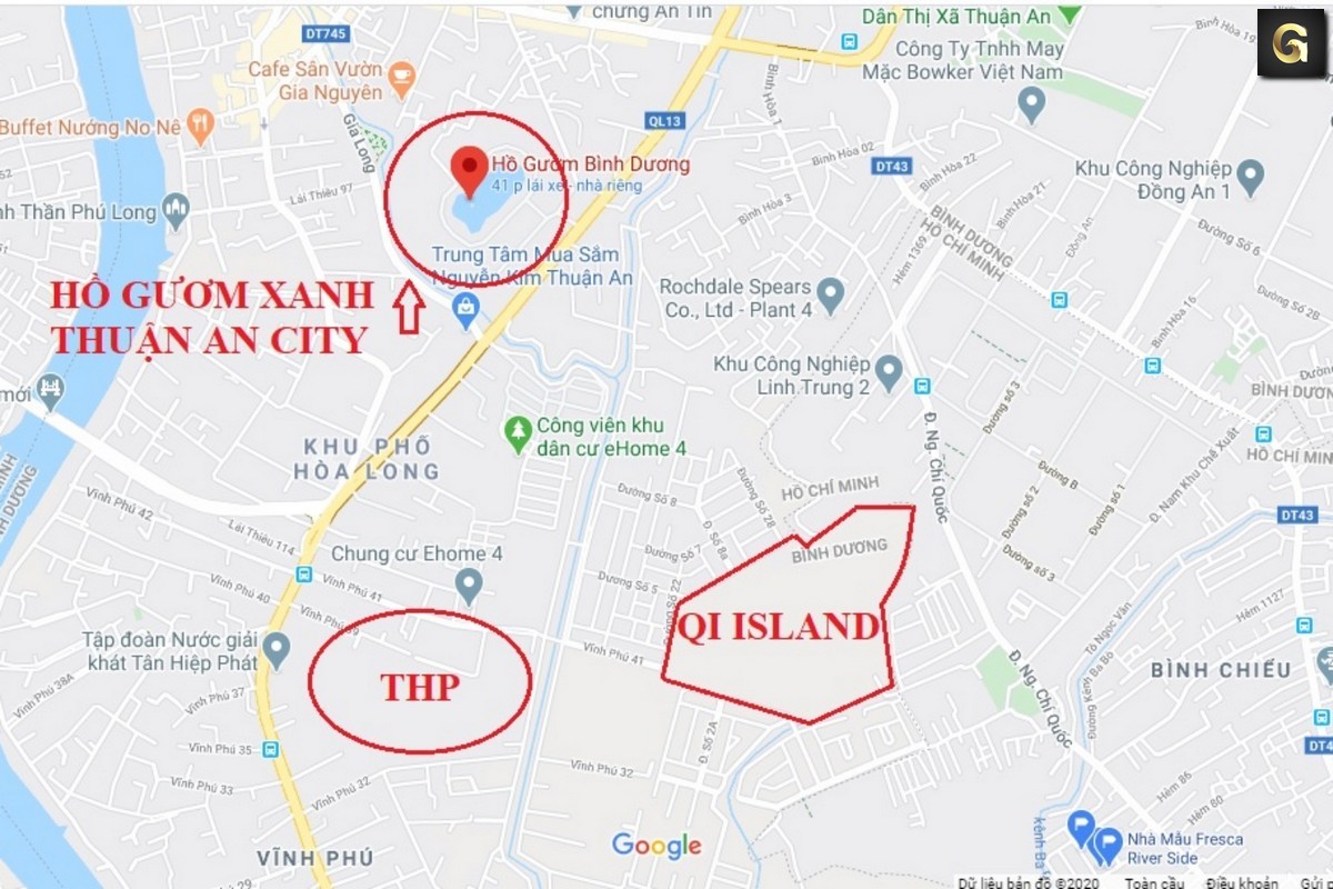 dự án Hồ Gươm Xanh Thuận An Bình Dương