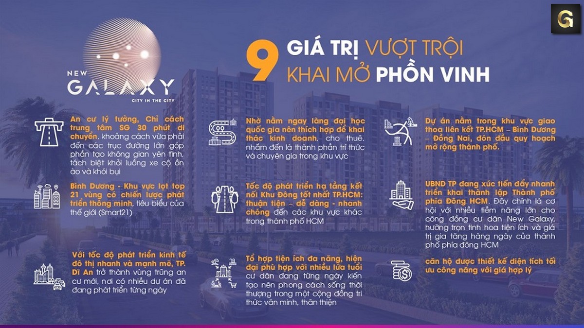 dự án căn hộ New Galaxy Bình Dương
