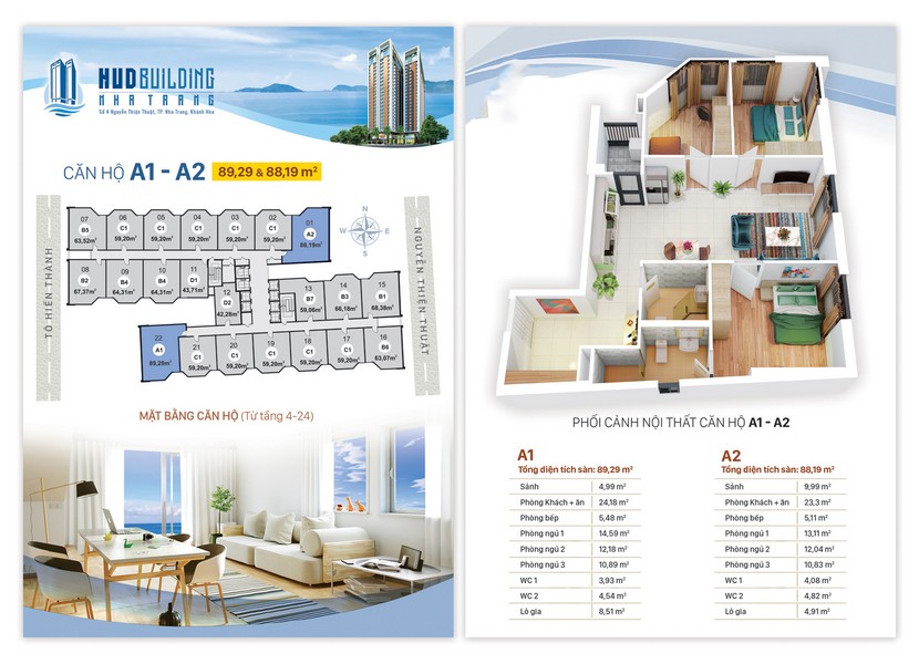 thiet ke can ho hud building nha trang