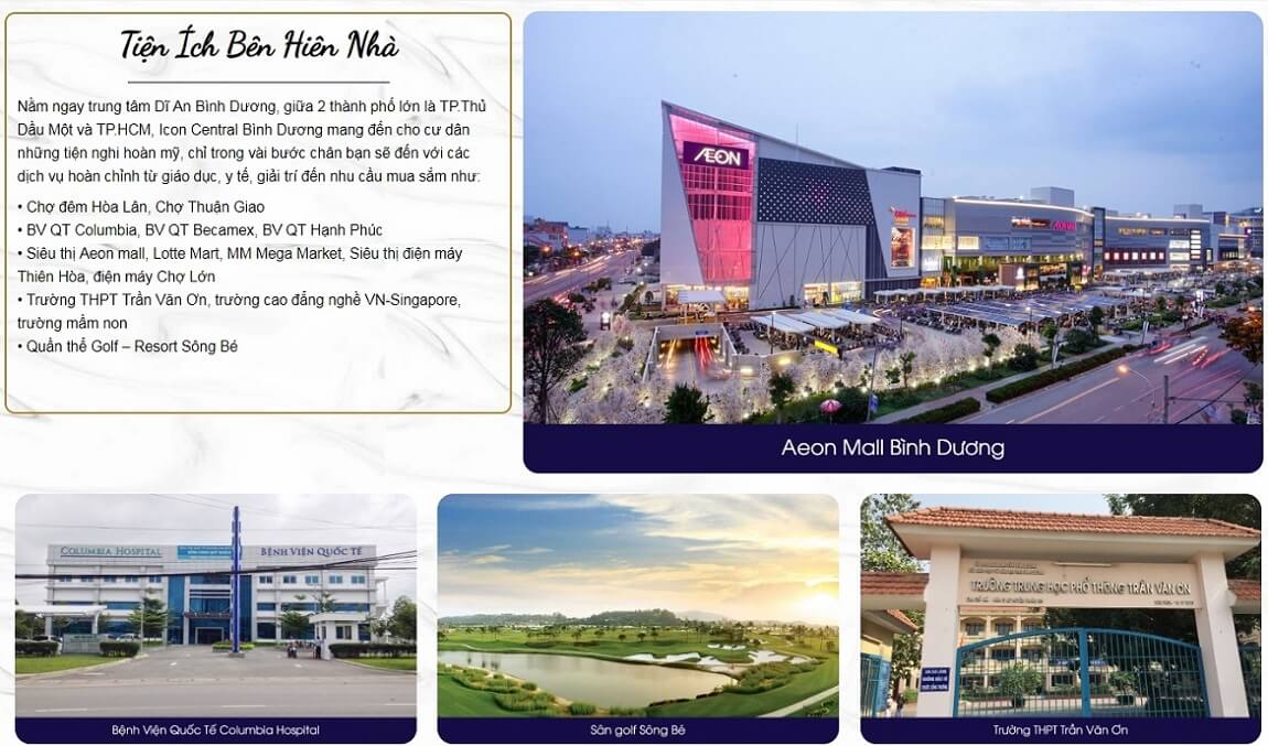 tien ich ngoai khu icon central