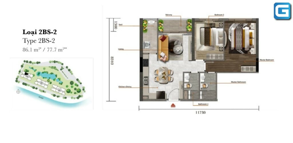 dự án căn hộ Palm Garden quận 2