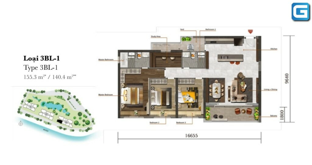 dự án căn hộ Palm Garden quận 2