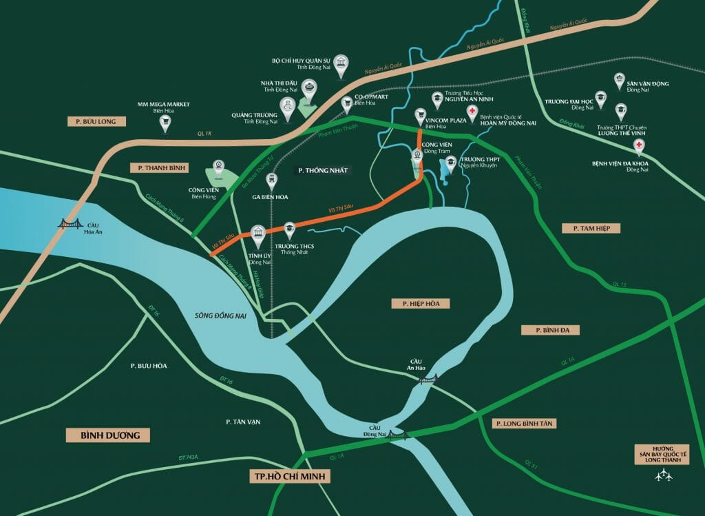 dự án Diamond Central Biên Hòa Đồng Nai