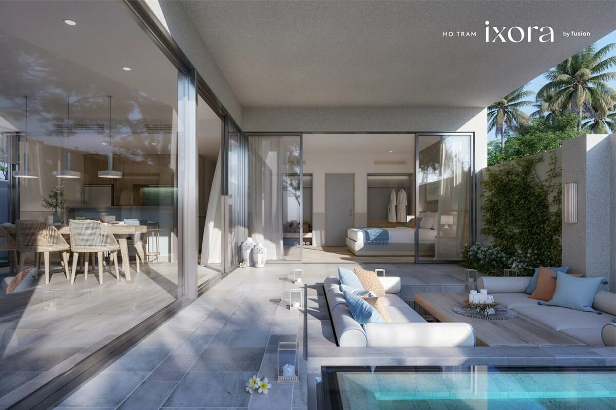 Thiên đường nghỉ dưỡng lộng lẫy ven biển tại Ixora Hồ Tràm