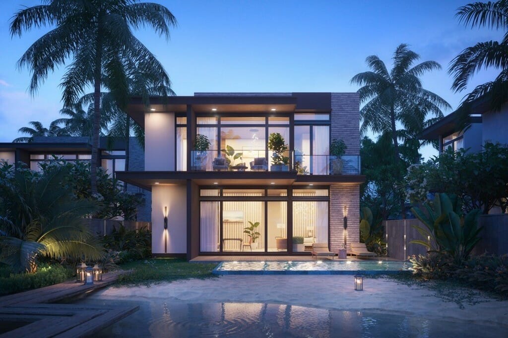 Thiết kế biệt thự biển Hồ Tràm mang đại dương đến thềm nhà