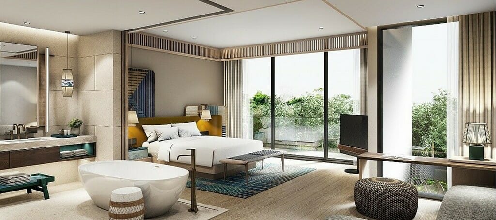 thiet ke biet thu bien ho tram mang dai duong den them nha2