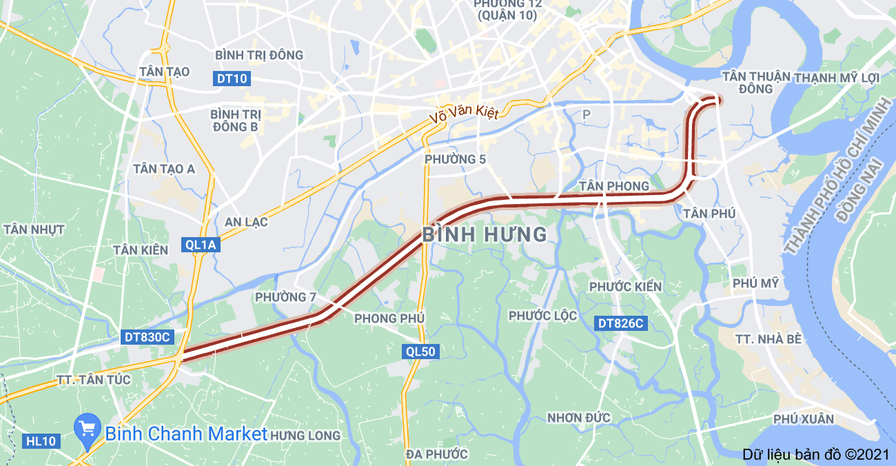 ban do duong nguyen van linh