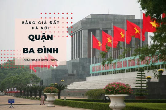 Bảng giá đất quận Ba Đình