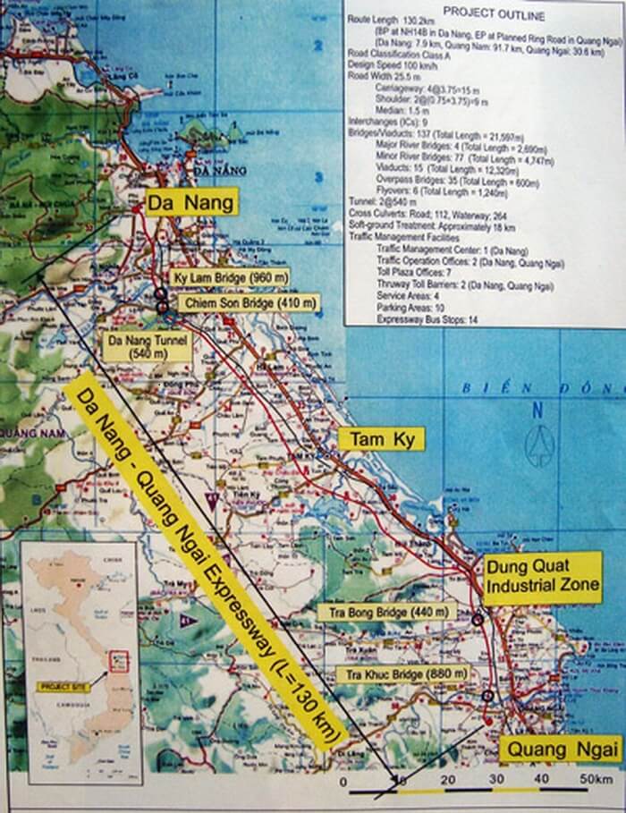 đường cao tốc Đà Nẵng - Quảng Ngãi