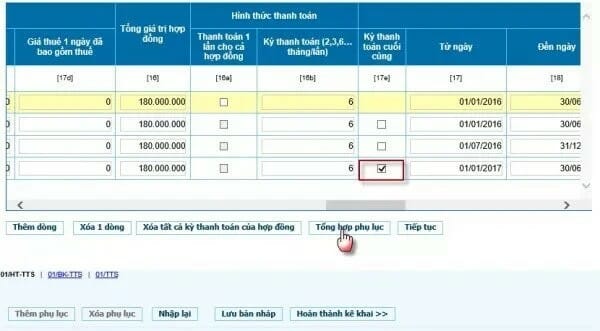 kê khai thuế qua mạng cho thuê nhà