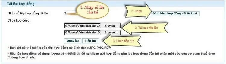 kê khai thuế qua mạng cho thuê nhà