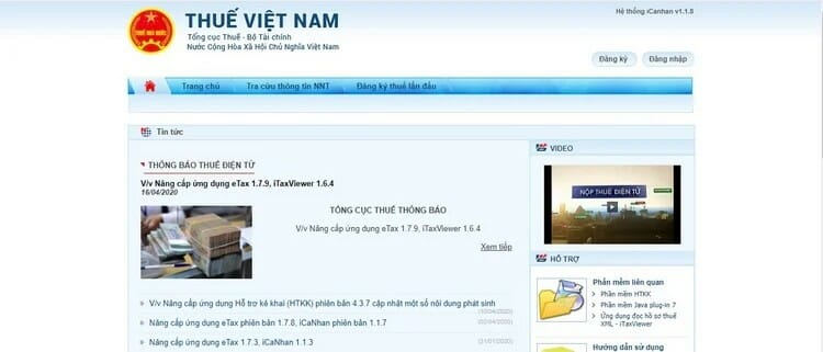 kê khai thuế qua mạng cho thuê nhà