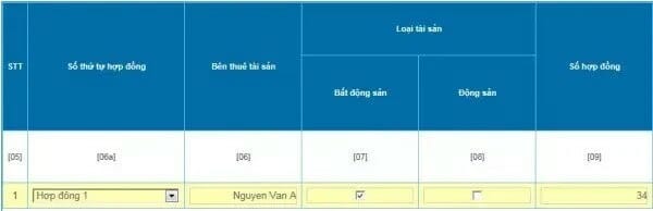 kê khai thuế qua mạng cho thuê nhà