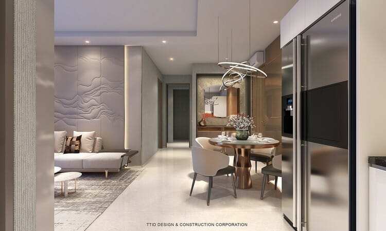 Thiết kế căn hộ The Rivana Bình Dương