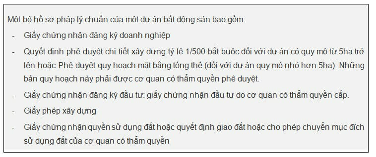 Thủ tục pháp lý khi mua đất dự án