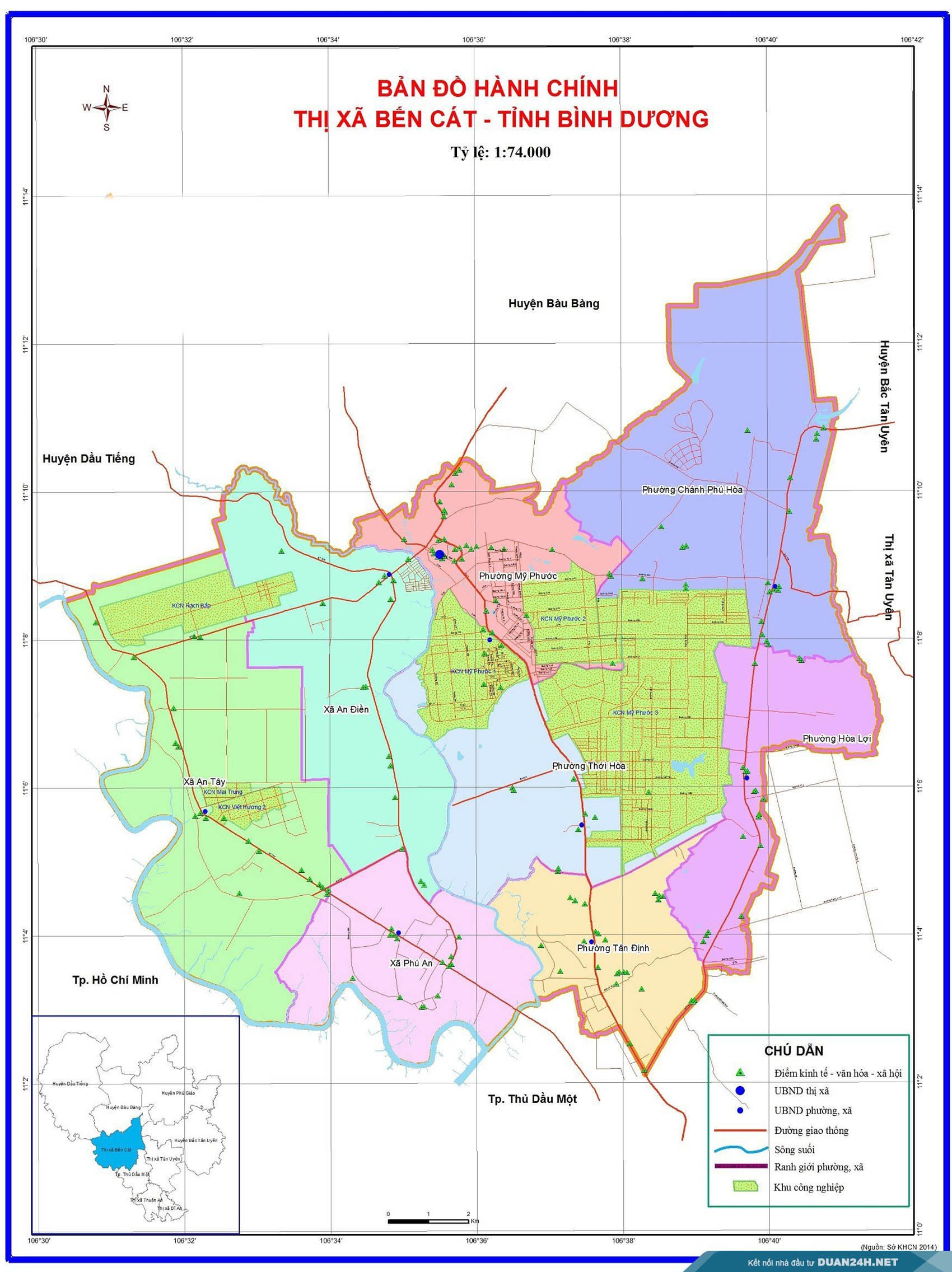 quy hoạch Bình Dương