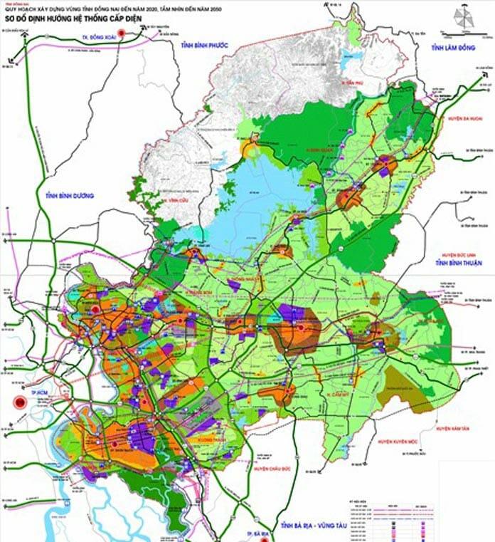 Bản đồ quy hoạch thành phố Biên Hòa