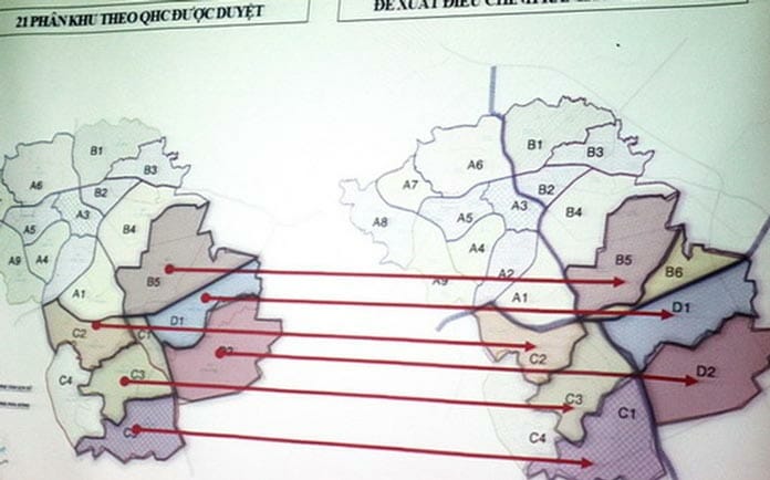 Bản đồ quy hoạch thành phố Biên Hòa