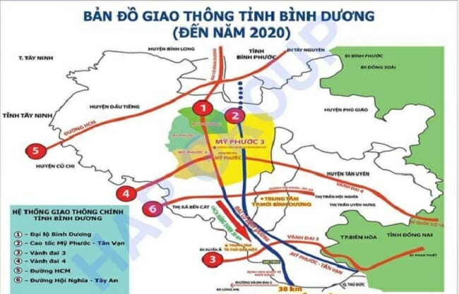 quy hoạch Bình Dương