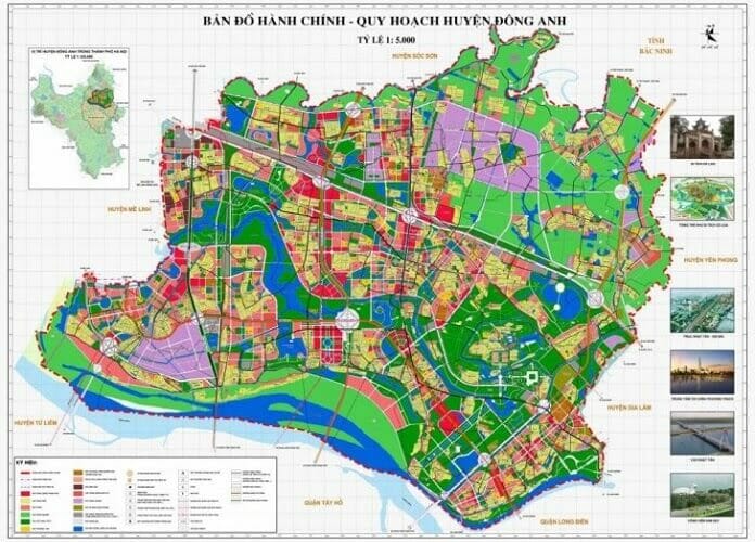 quy hoạch huyện Đông Anh