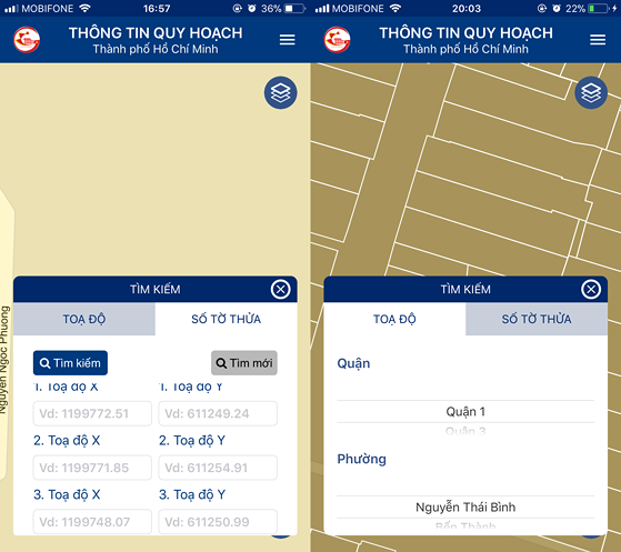 Tra cứu quy hoạch Tp.Hồ Chí Minh