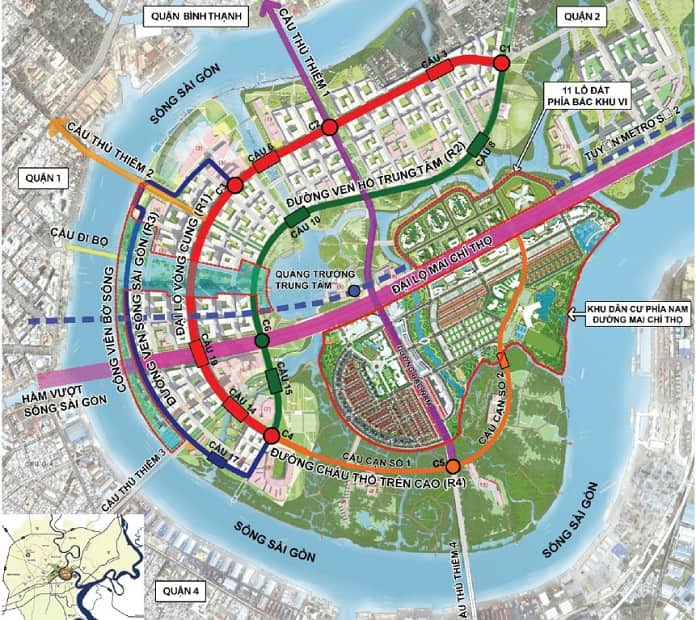 quy hoạch Quận 2