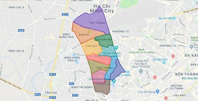 quy hoạch Tân Phú