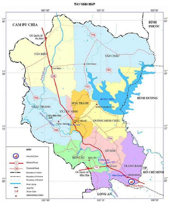 quy hoạch thành phố Tây Ninh