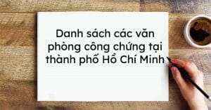 van phong cong chung tai thanh pho ho chi minh