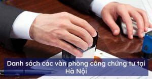 van phong cong chung tu tai ha noi