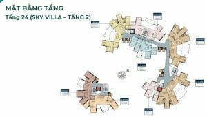 mat bang sunshine venicia tang 24 sky villa tang 2