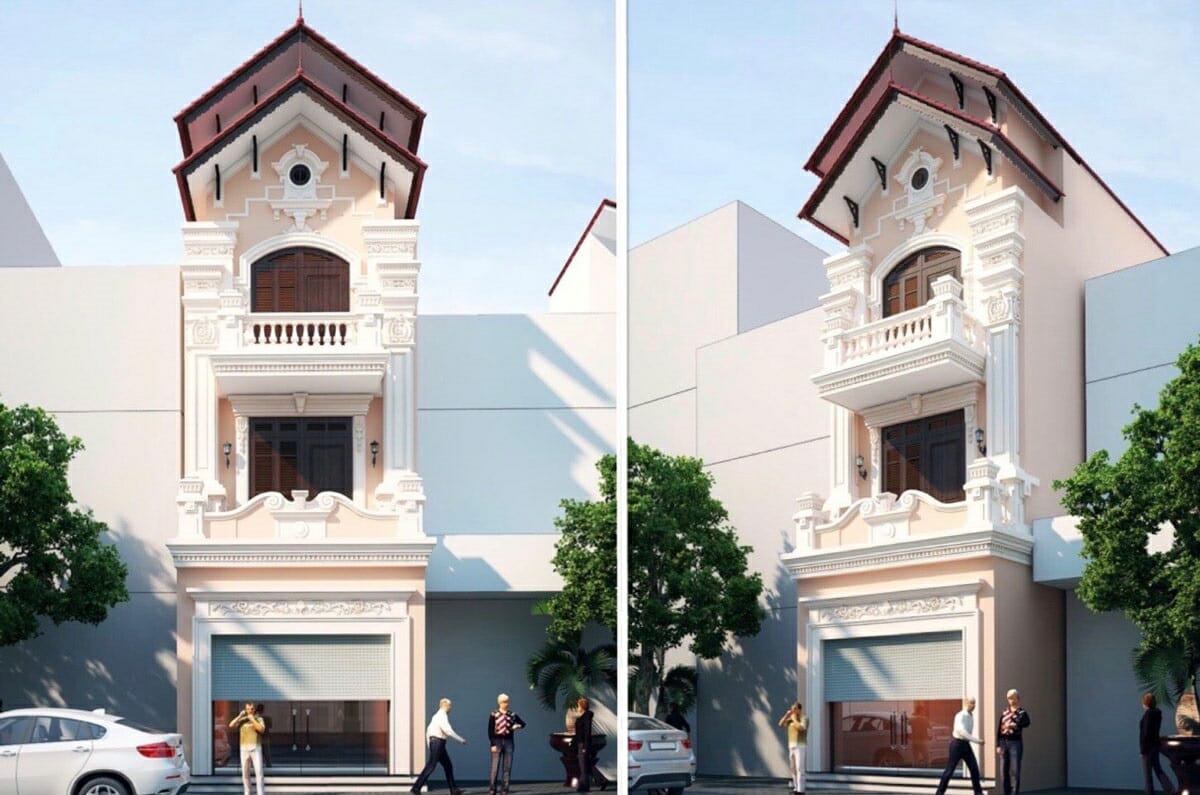 Nhà phố mái ngói