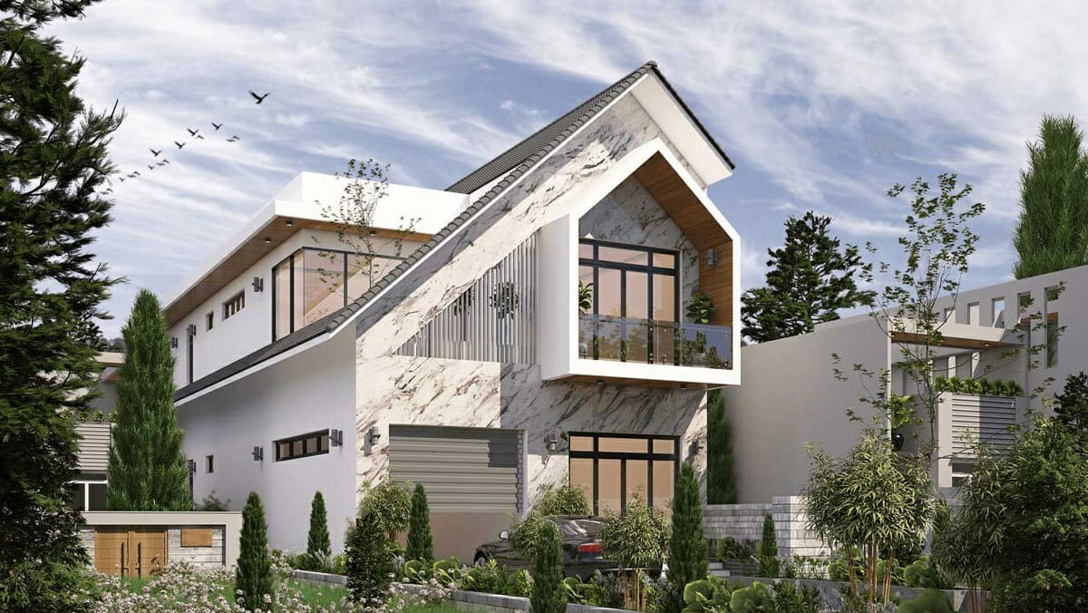 Nhà phố mái ngói