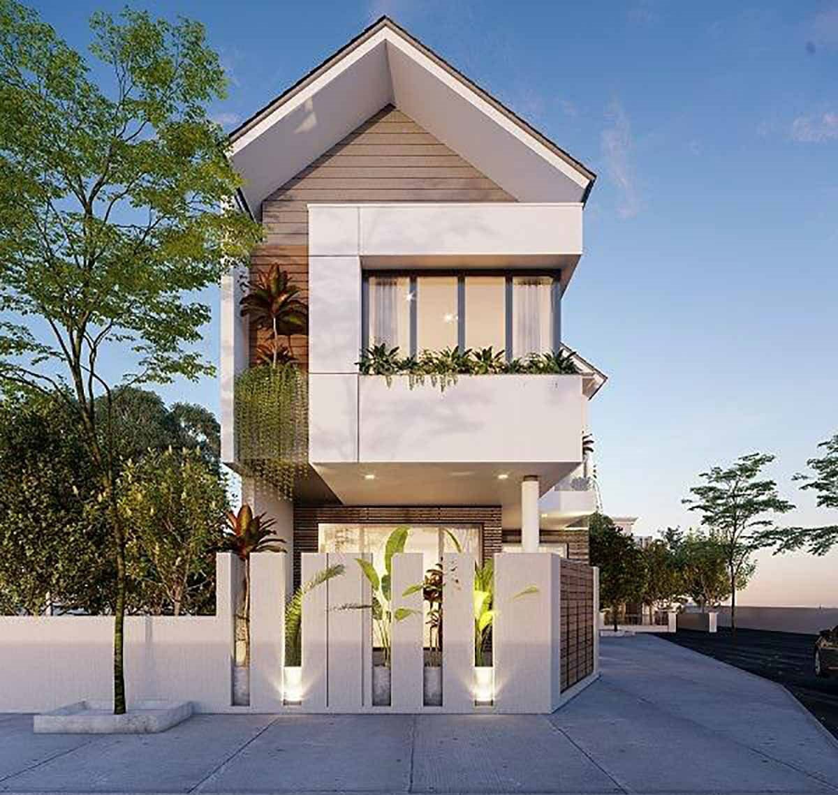 Nhà phố mái ngói