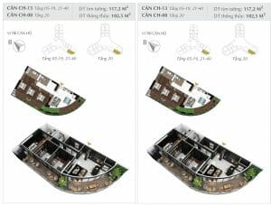 can ho sunshine diamond river 3pn