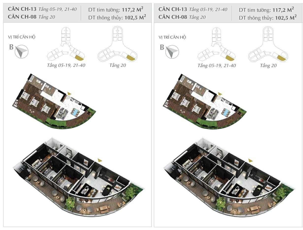 can ho sunshine diamond river 3pn