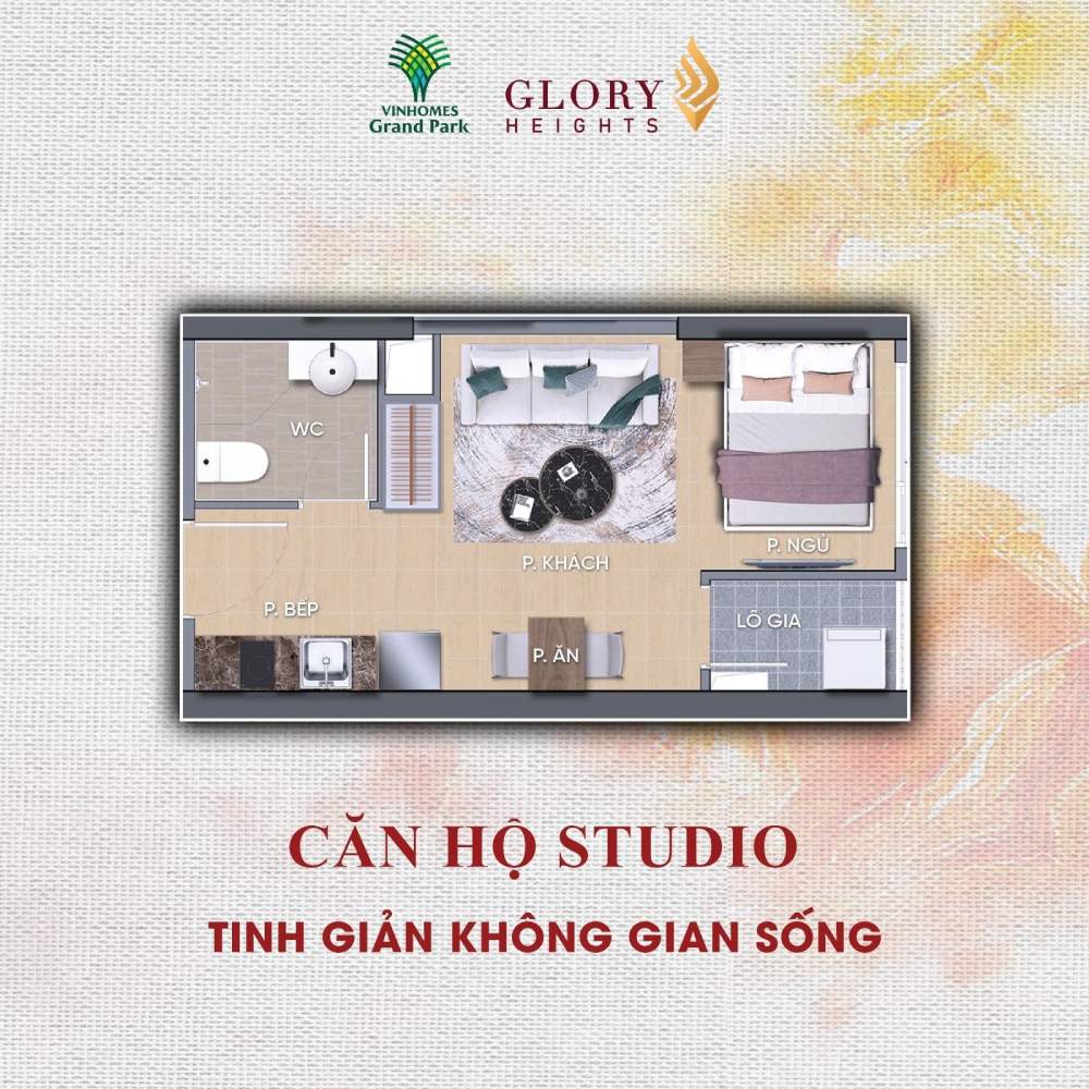 thiet ke can ho glory heights studio