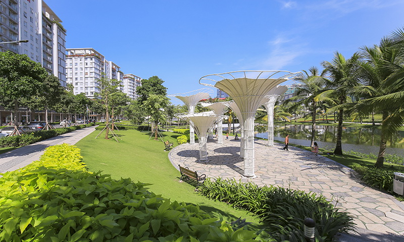 cong vien khu do thi sala